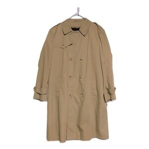 BOTANY 500 Weather Topper Classic Trench Coat Tan Removable Lining 44L